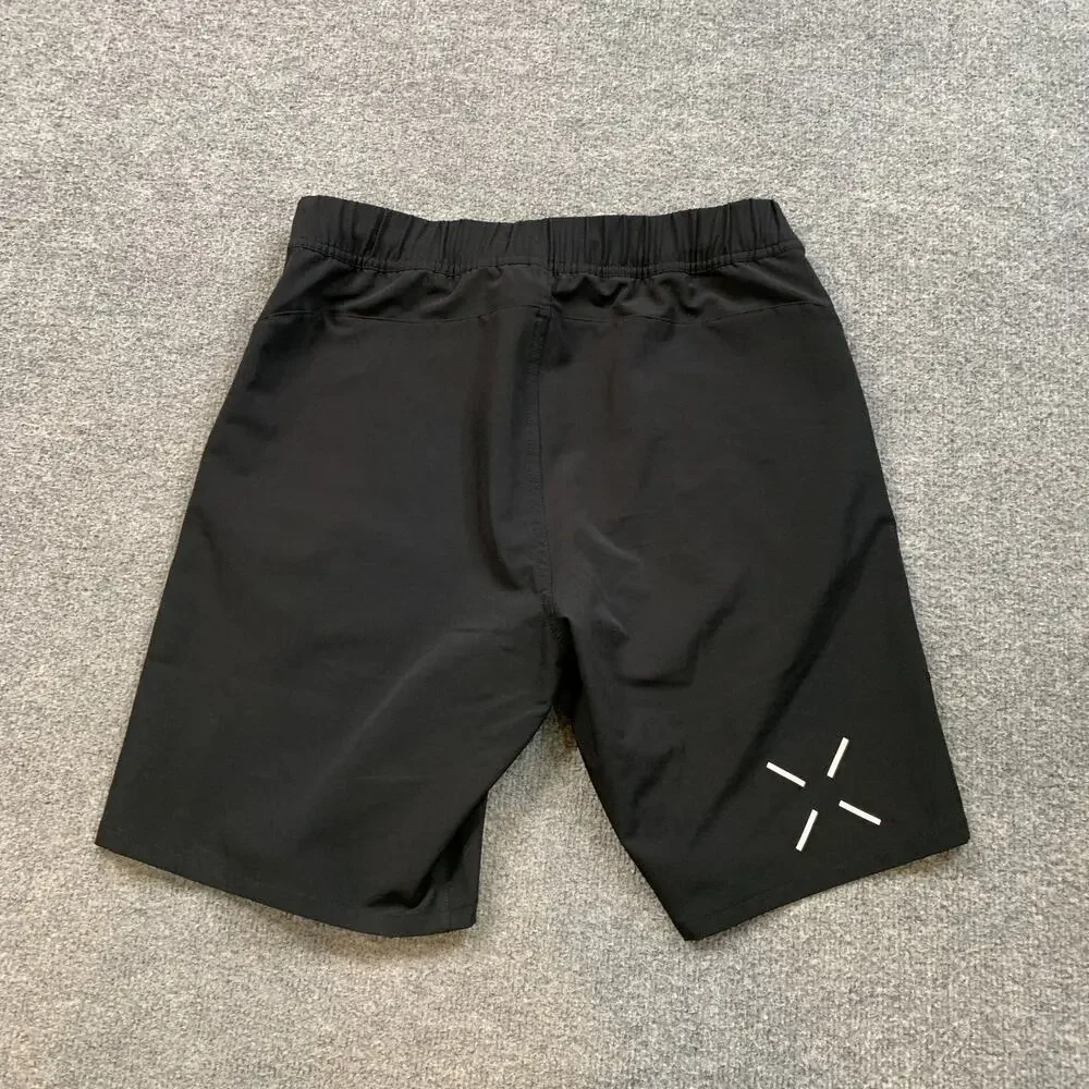Ten Thousand Shorts Mens S Small Black The Foundation Drawstring Tie Training